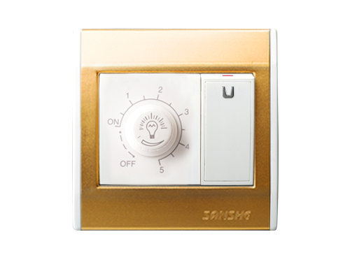 Graceful and luxurious switch + dimmer switch